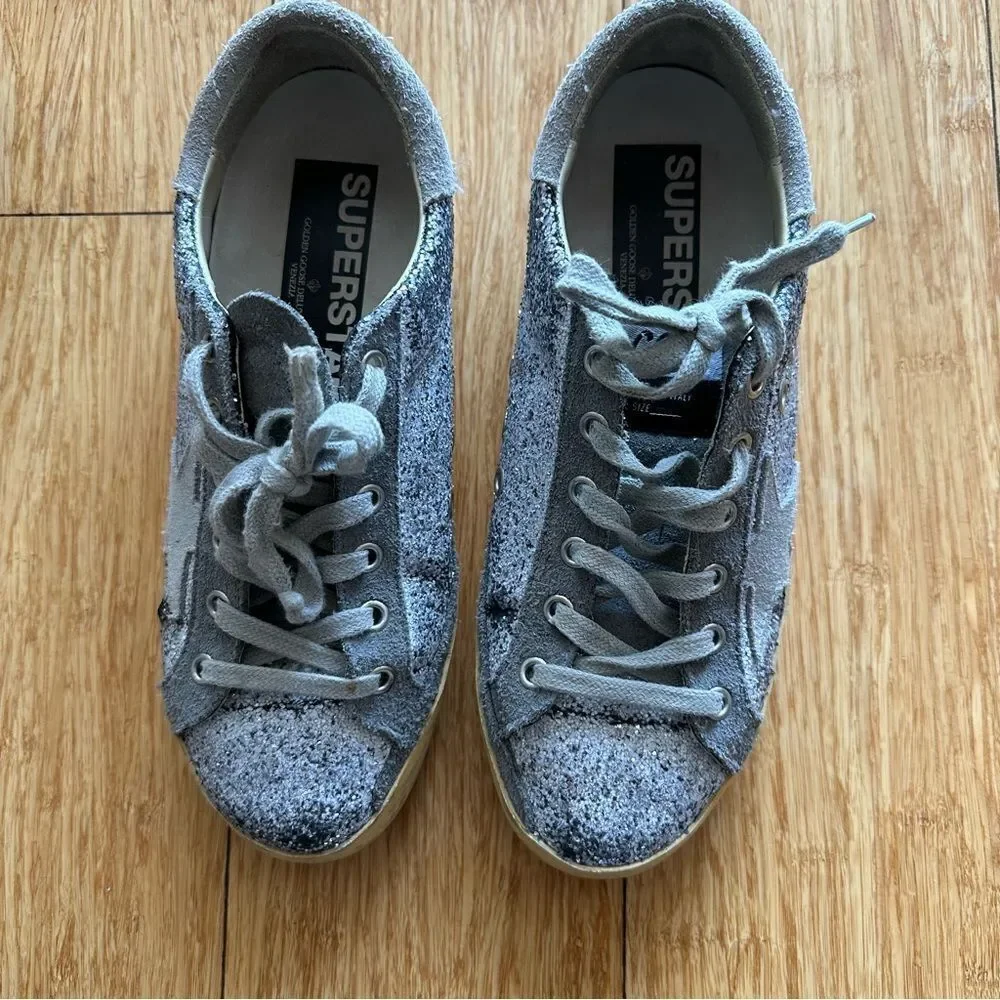 Golden Goose Superstar Glitter Sneakers